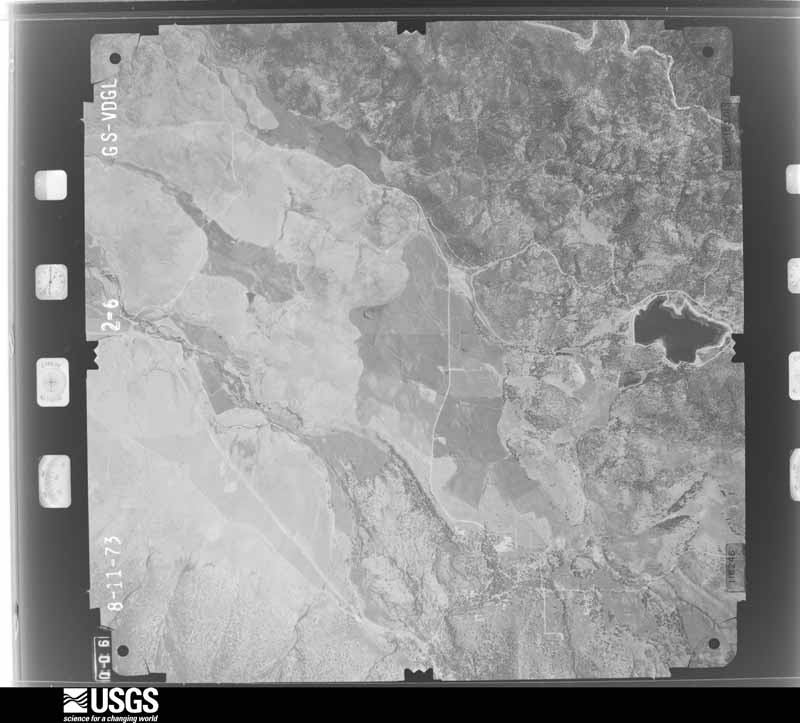 U.S. Geological Survey aerial photograph, 1973-08-01, scale 1:32000