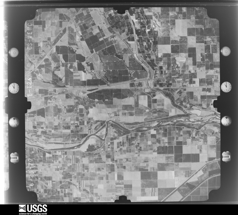 U.S. Geological Survey aerial photograph, 1977-06-23, scale 1:78000
