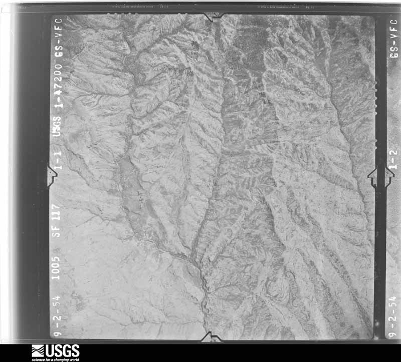 U.S. Geological Survey aerial photograph, 1954-09-02, scale 1:47200