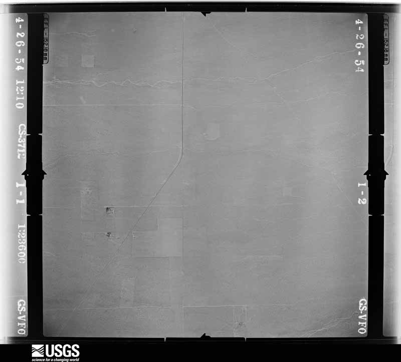 U.S. Geological Survey aerial photograph, 1954-04-26, scale 1:23600