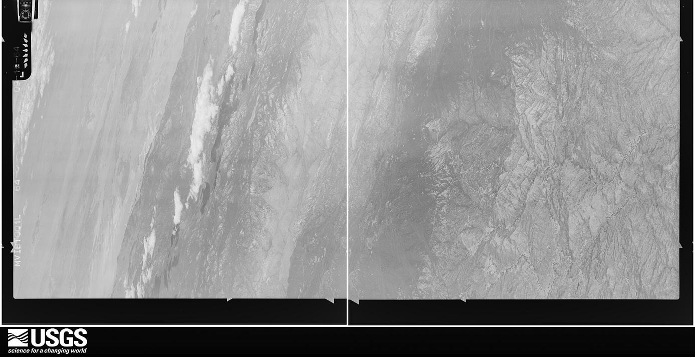 U.S. Geological Survey aerial photograph, 1964-09-18, scale 1:21660