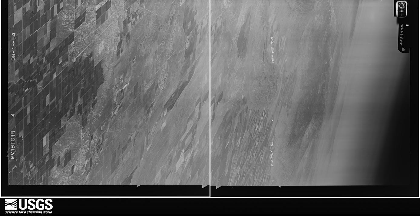 U.S. Geological Survey aerial photograph, 1964-09-18, scale 1:21660