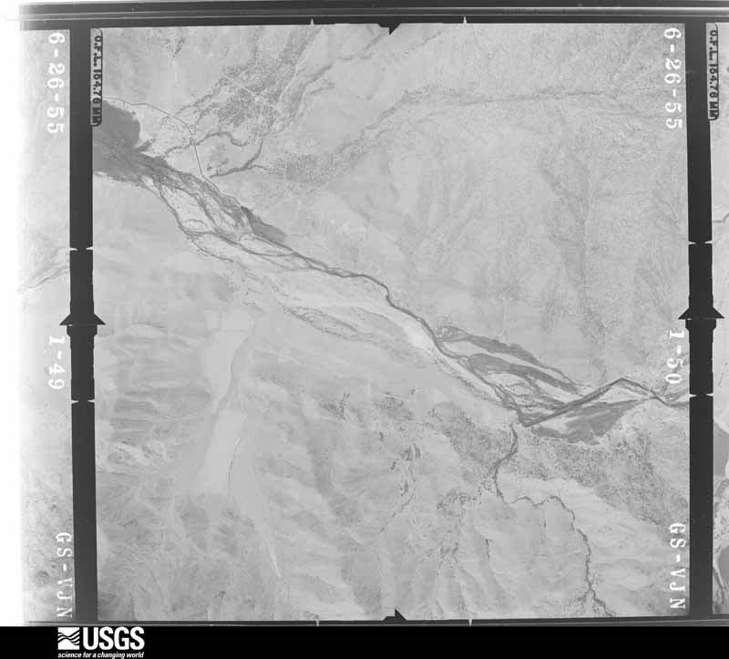 U.S. Geological Survey aerial photograph, 1955-06-01, scale 1:34000