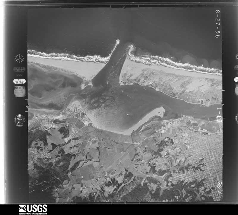 U.S. Geological Survey aerial photograph, 1956-09-13, scale 1:37400