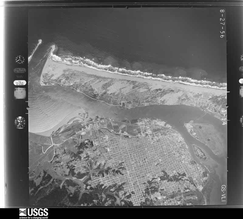 U.S. Geological Survey aerial photograph, 1956-09-13, scale 1:37400