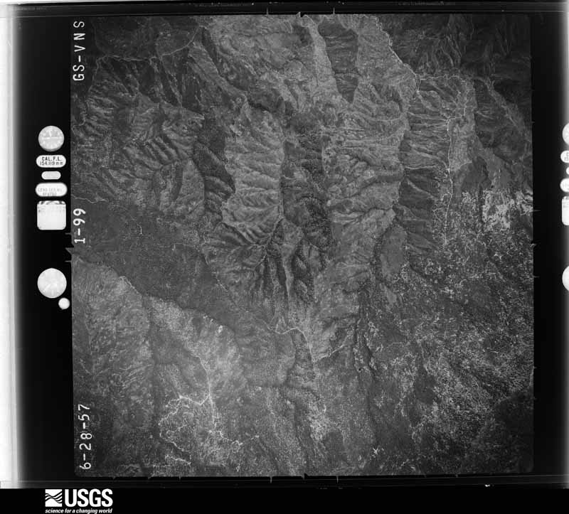 U.S. Geological Survey aerial photograph, 1957-08-03, scale 1:47000