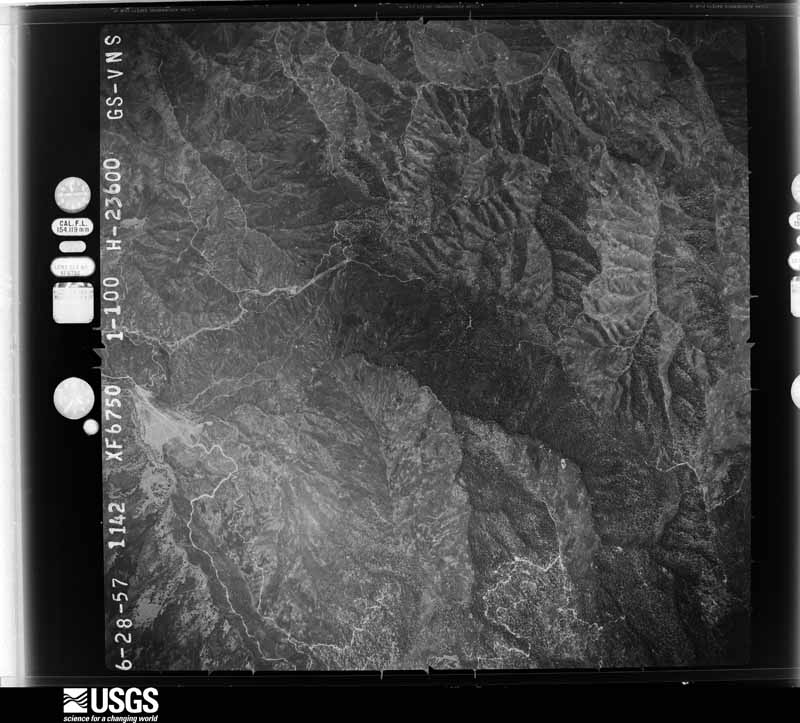 U.S. Geological Survey aerial photograph, 1957-08-03, scale 1:47000