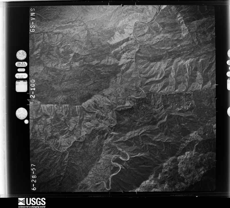 U.S. Geological Survey aerial photograph, 1957-08-03, scale 1:47000