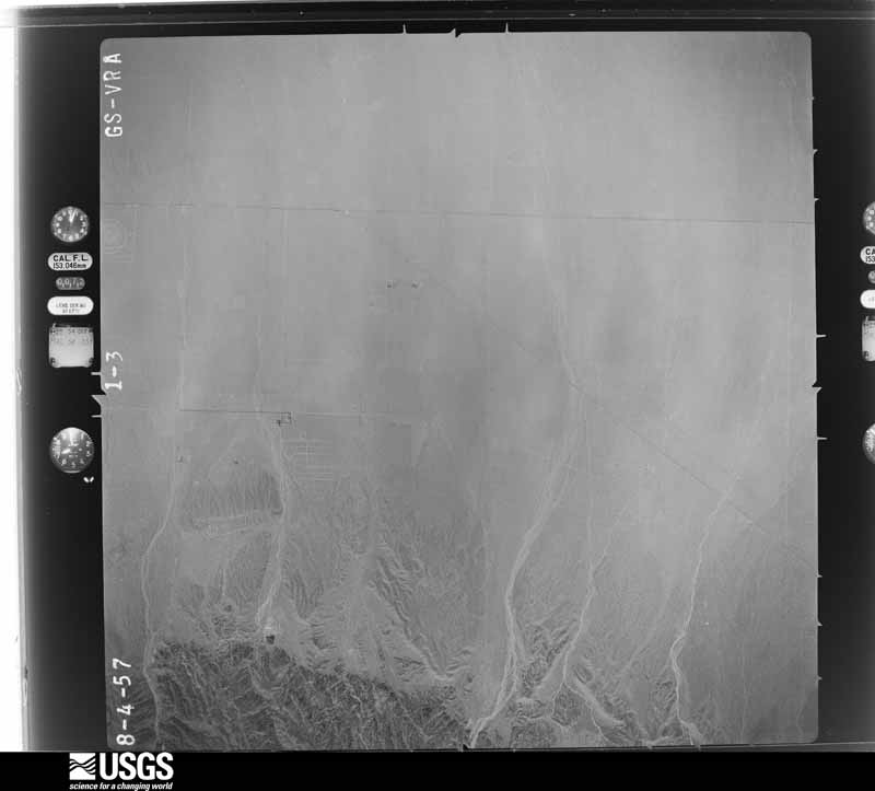 U.S. Geological Survey aerial photograph, 1957-08-04, scale 1:49000