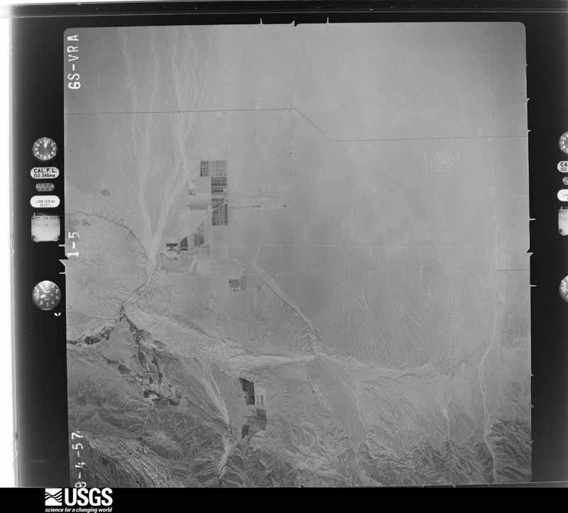 U.S. Geological Survey aerial photograph, 1957-08-04, scale 1:49000