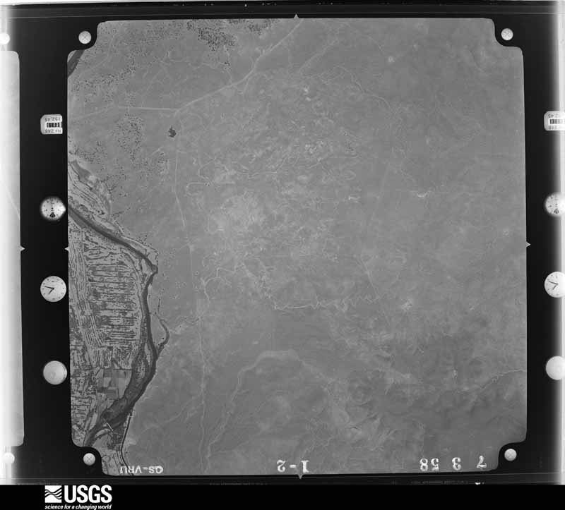 U.S. Geological Survey aerial photograph, 1958-07-25, scale 1:30000