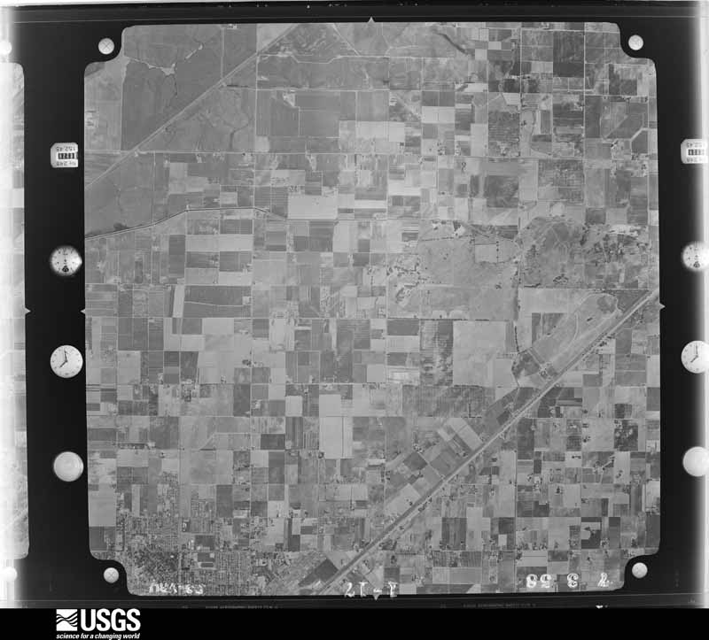 U.S. Geological Survey aerial photograph, 1958-07-25, scale 1:30000