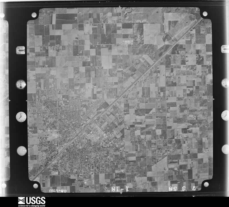 U.S. Geological Survey aerial photograph, 1958-07-25, scale 1:30000