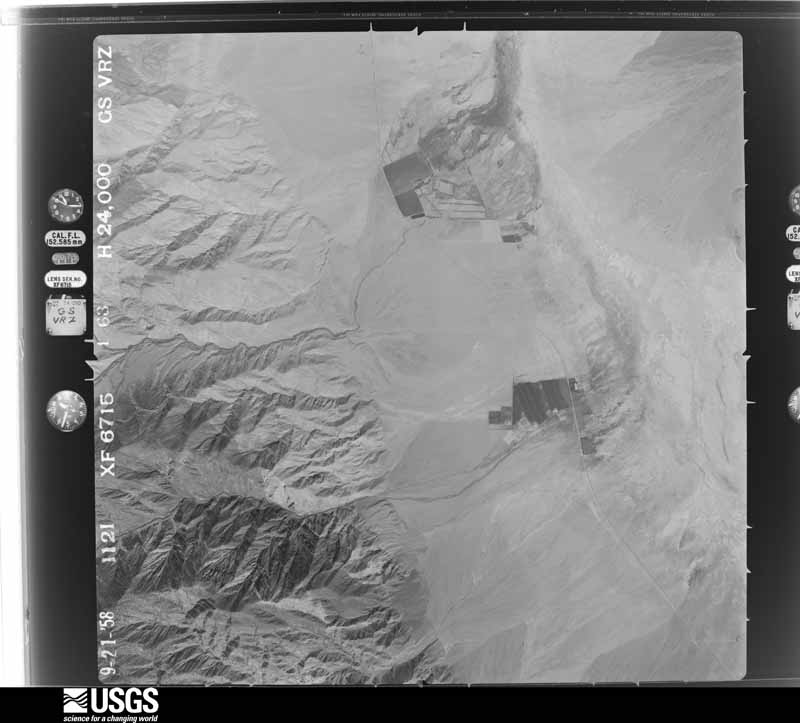 U.S. Geological Survey aerial photograph, 1958-10-08, scale 1:48000