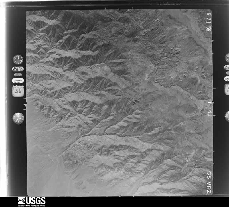 U.S. Geological Survey aerial photograph, 1958-10-08, scale 1:48000