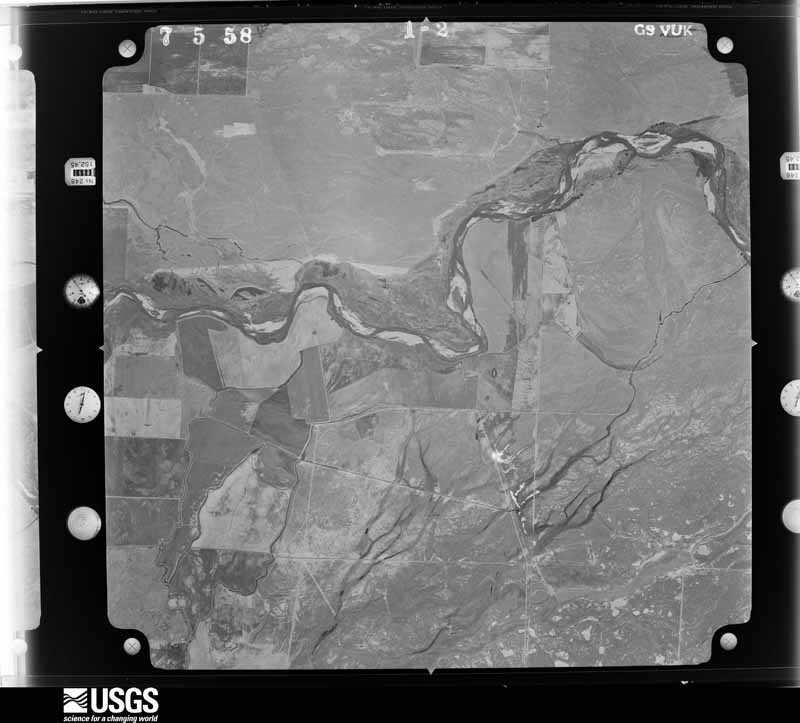U.S. Geological Survey aerial photograph, 1958-07-01, scale 1:30000