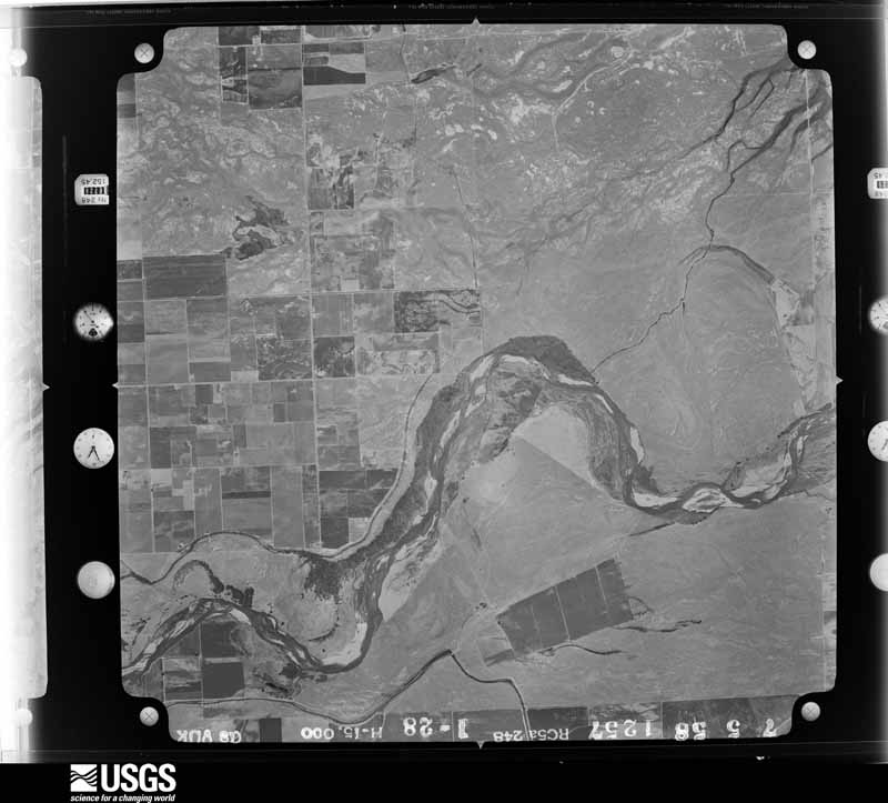 U.S. Geological Survey aerial photograph, 1958-07-01, scale 1:30000