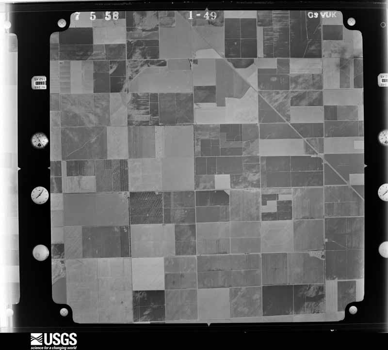 U.S. Geological Survey aerial photograph, 1958-07-01, scale 1:33200