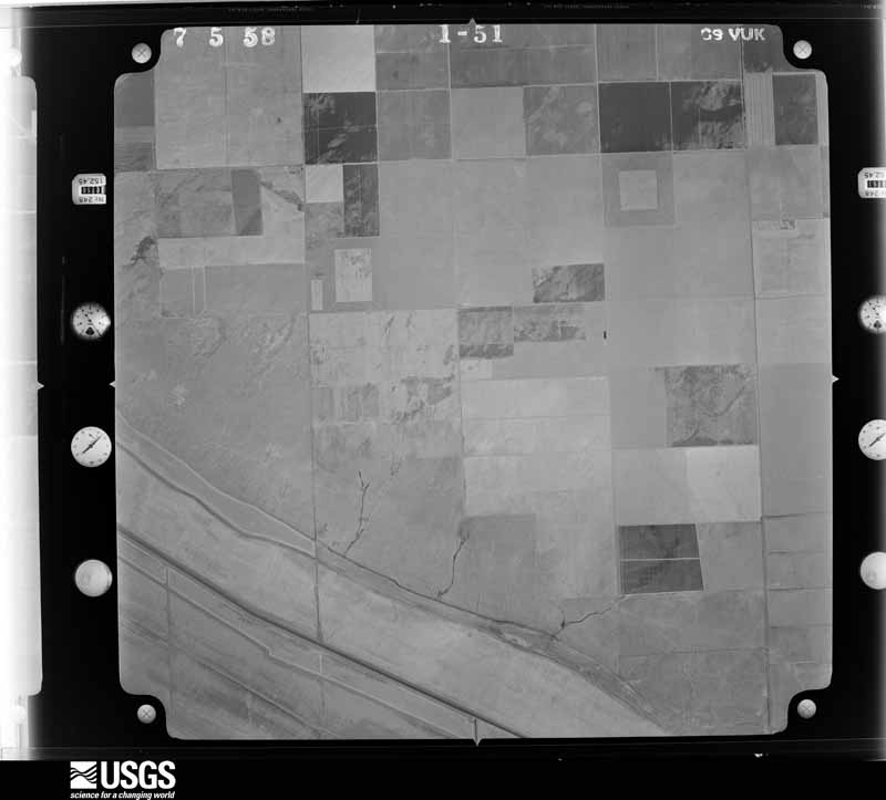 U.S. Geological Survey aerial photograph, 1958-07-01, scale 1:33200