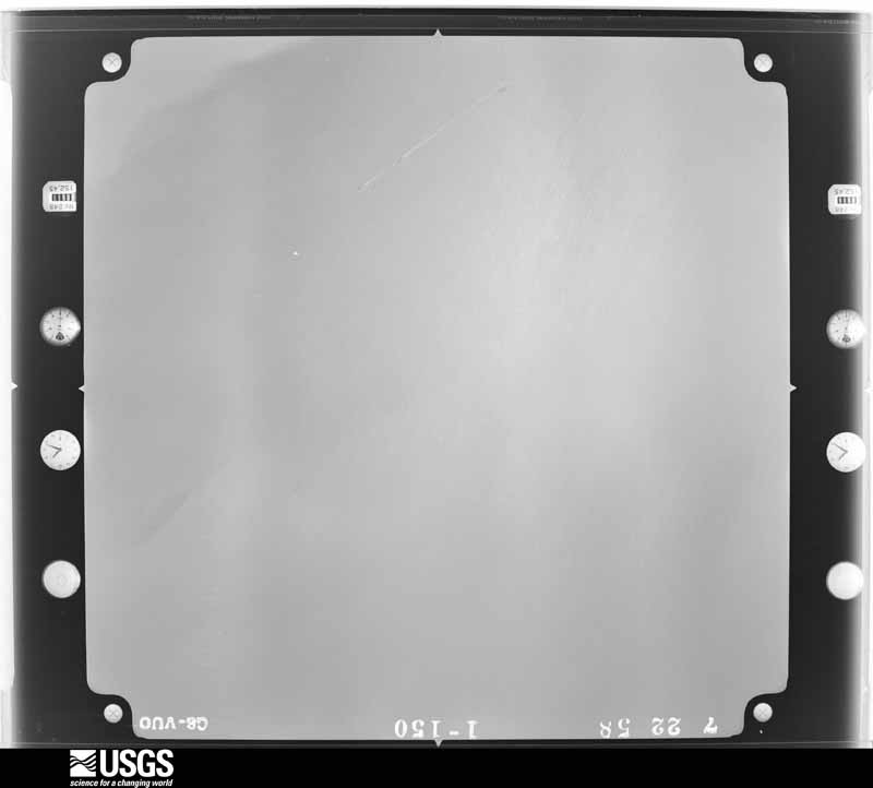 U.S. Geological Survey aerial photograph, 1958-07-25, scale 1:30000