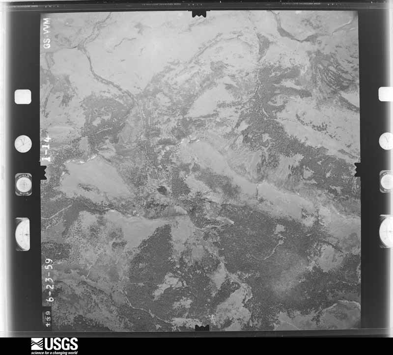 U.S. Geological Survey aerial photograph, 1959-07-21, scale 1:34000