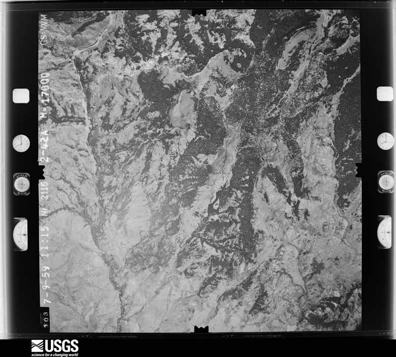 U.S. Geological Survey aerial photograph, 1959-07-01, scale 1:34000