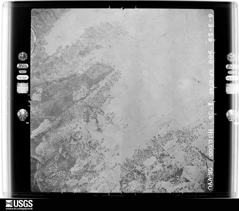 U.S. Geological Survey aerial photograph, 1959-06-03, scale 1:20000