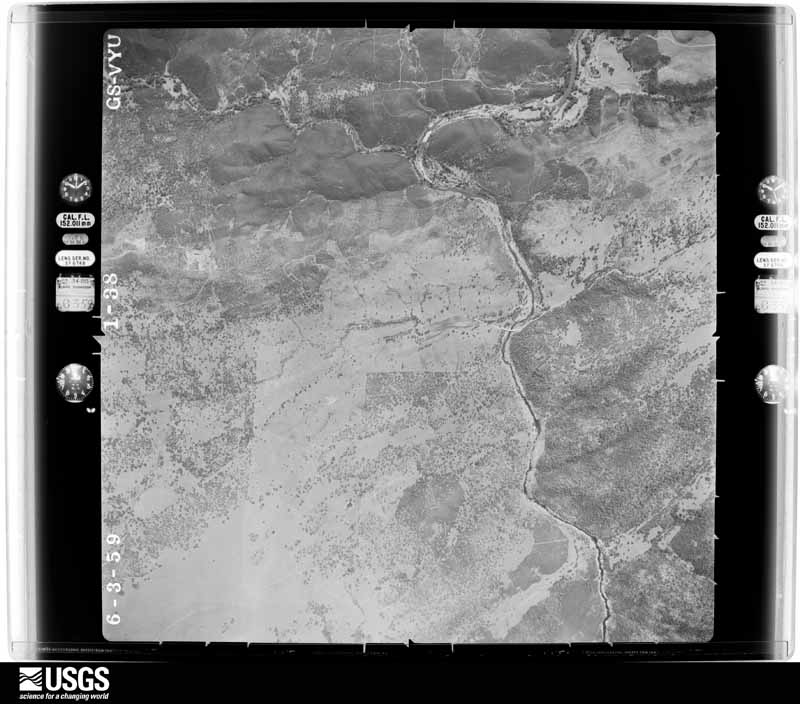 U.S. Geological Survey aerial photograph, 1959-06-03, scale 1:20000