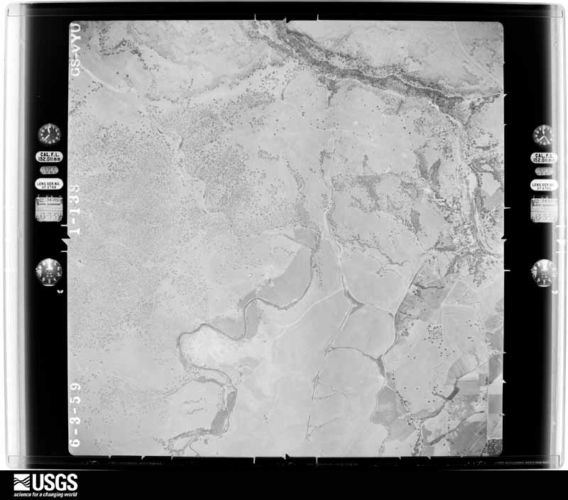 U.S. Geological Survey aerial photograph, 1959-06-06, scale 1:20000