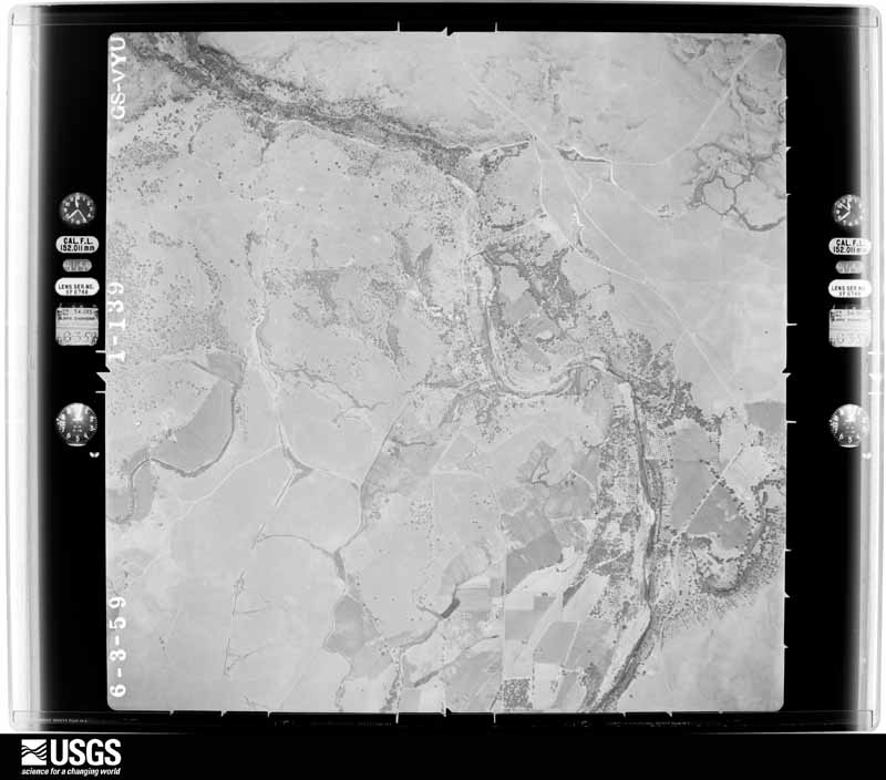 U.S. Geological Survey aerial photograph, 1959-06-06, scale 1:20000