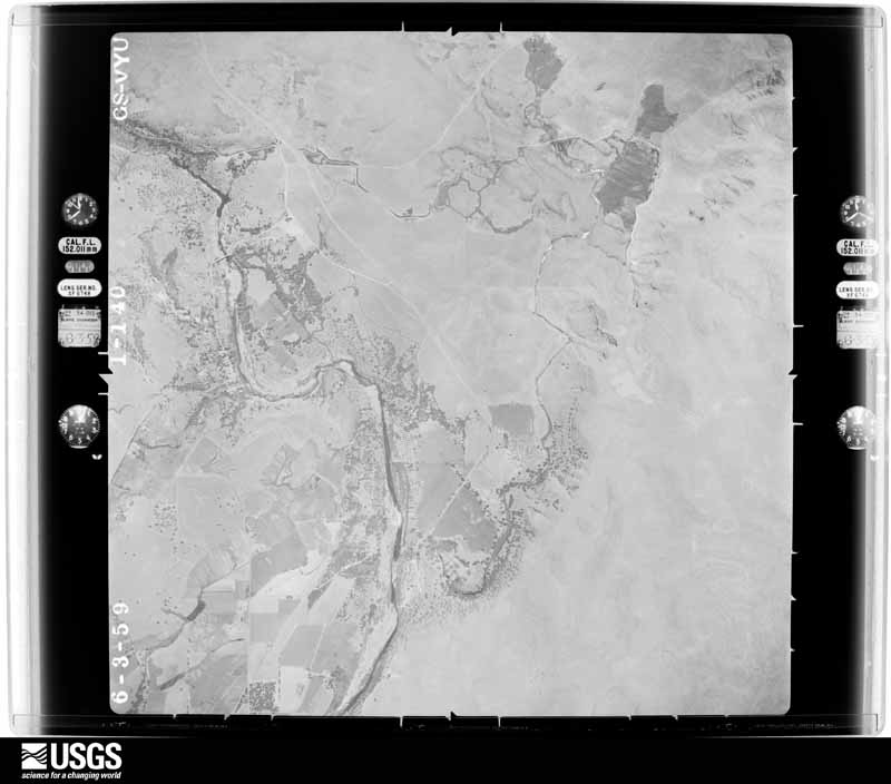 U.S. Geological Survey aerial photograph, 1959-06-06, scale 1:20000