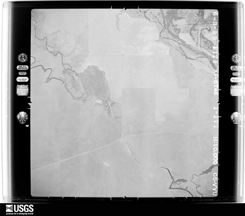U.S. Geological Survey aerial photograph, 1959-06-06, scale 1:20000