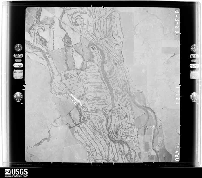 U.S. Geological Survey aerial photograph, 1959-06-06, scale 1:20000