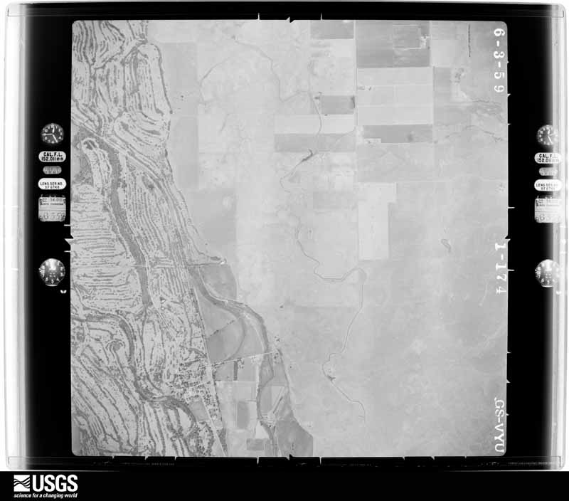 U.S. Geological Survey aerial photograph, 1959-06-06, scale 1:20000