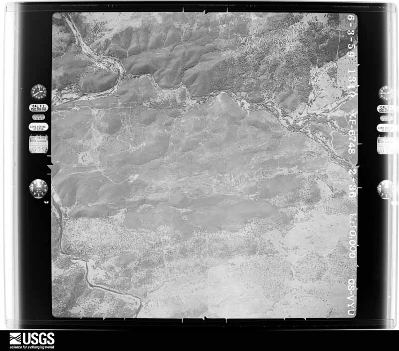 U.S. Geological Survey aerial photograph, 1959-06-03, scale 1:20000