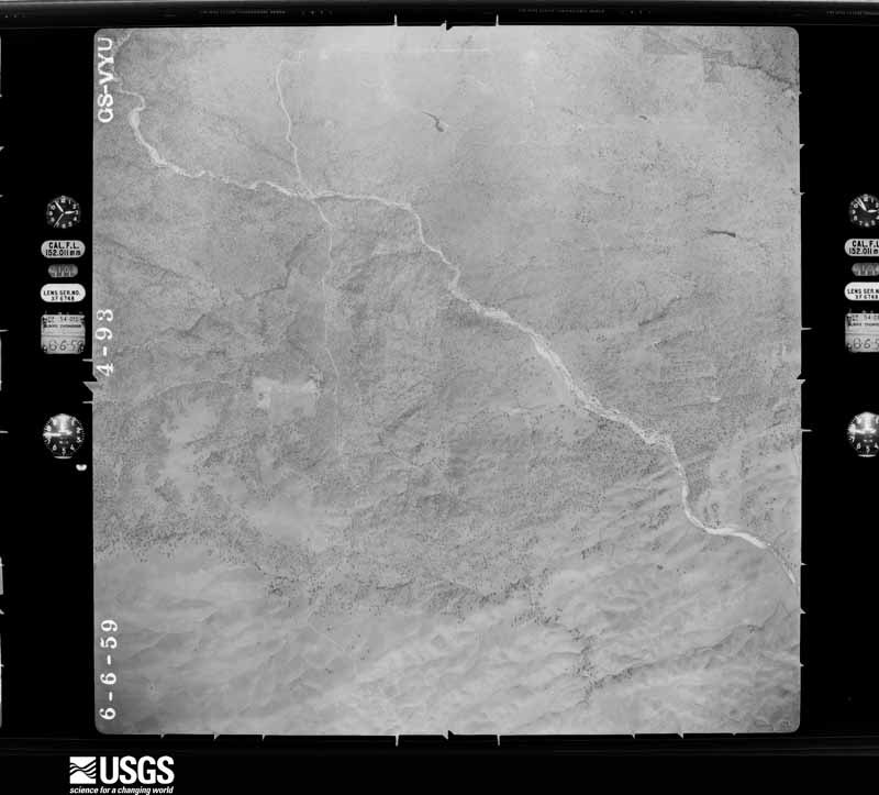 U.S. Geological Survey aerial photograph, 1959-06-06, scale 1:40000