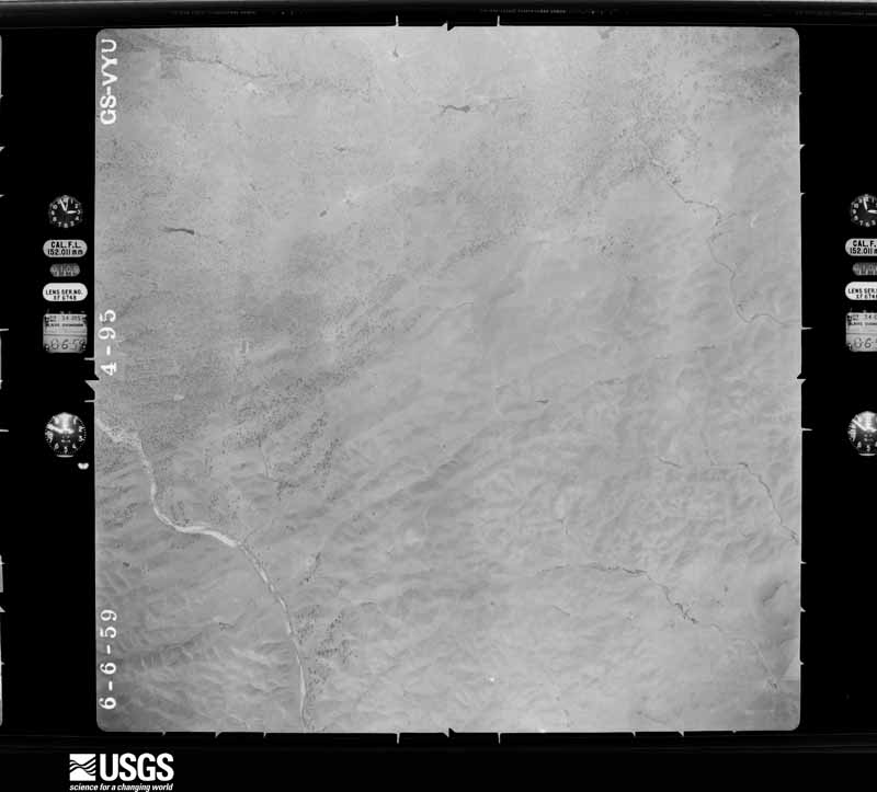 U.S. Geological Survey aerial photograph, 1959-06-06, scale 1:40000