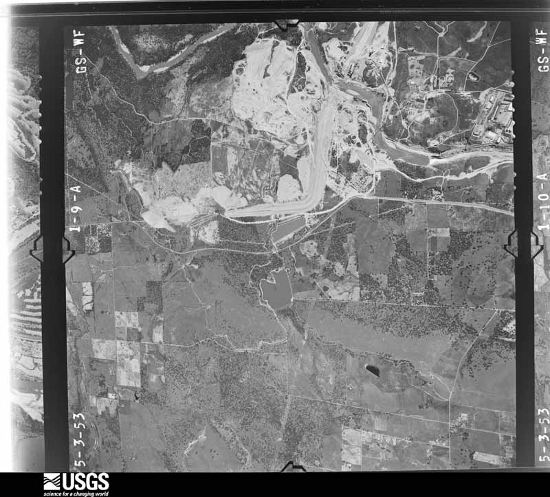 U.S. Geological Survey aerial photograph, 1953-06-01, scale 1:25000