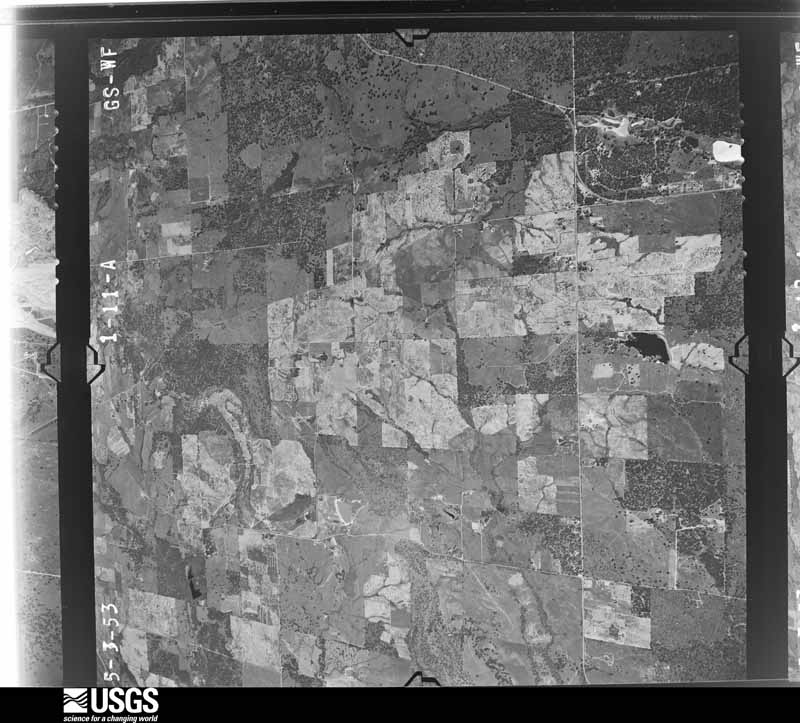 U.S. Geological Survey aerial photograph, 1953-06-01, scale 1:25000