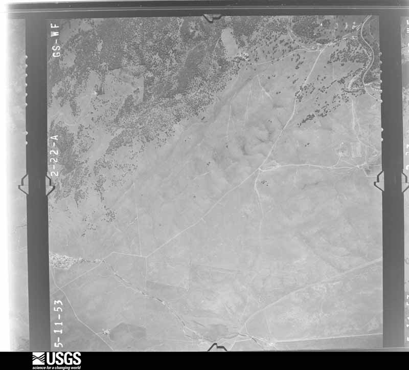 U.S. Geological Survey aerial photograph, 1953-06-01, scale 1:26500