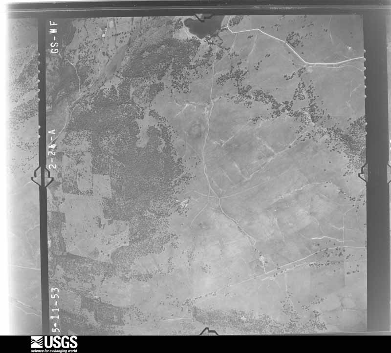 U.S. Geological Survey aerial photograph, 1953-06-01, scale 1:26500