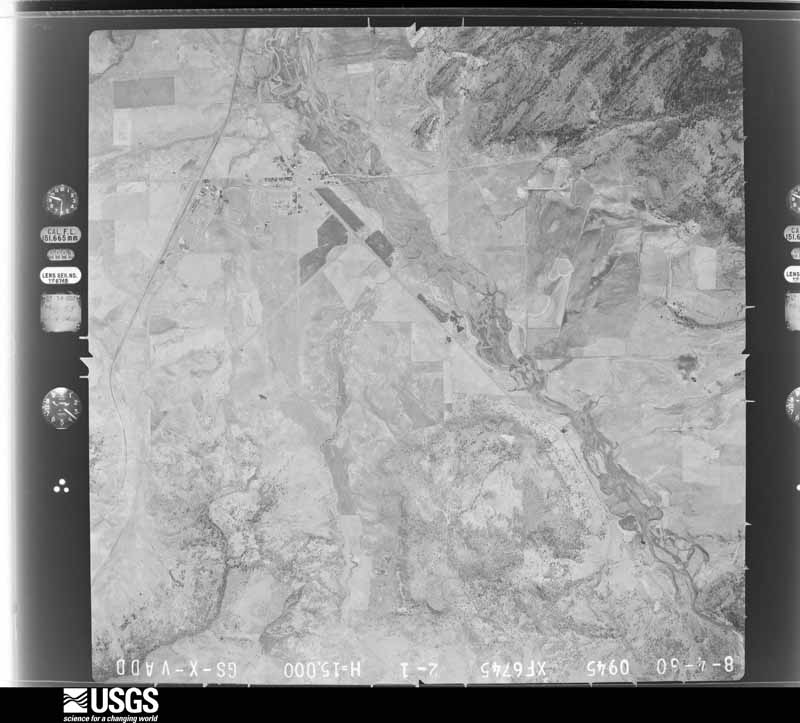 U.S. Geological Survey aerial photograph, 1960-08-04, scale 1:30000