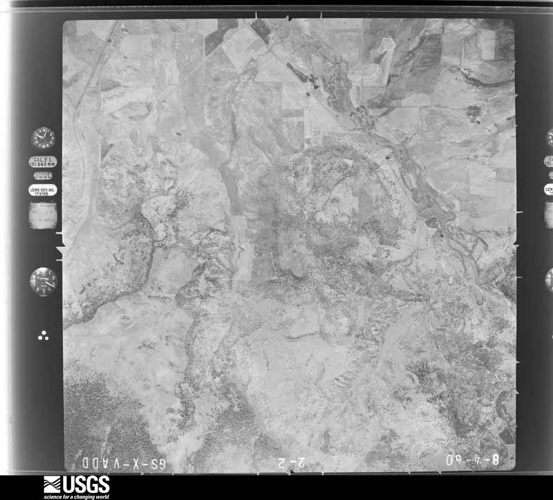 U.S. Geological Survey aerial photograph, 1960-08-04, scale 1:30000
