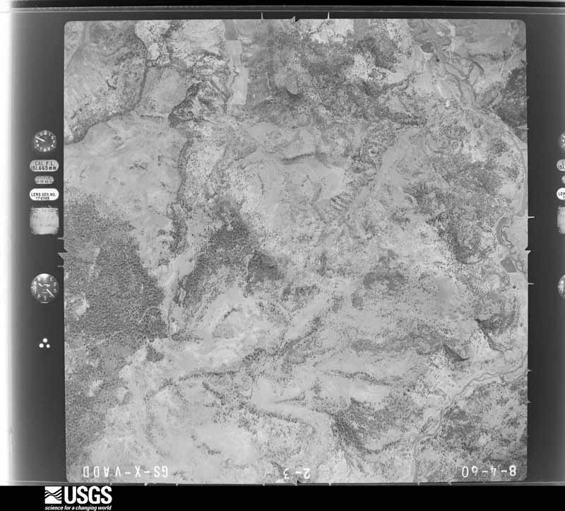 U.S. Geological Survey aerial photograph, 1960-08-04, scale 1:30000