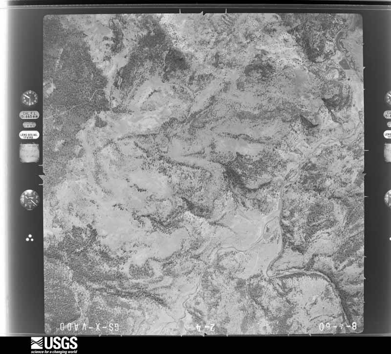 U.S. Geological Survey aerial photograph, 1960-08-04, scale 1:30000