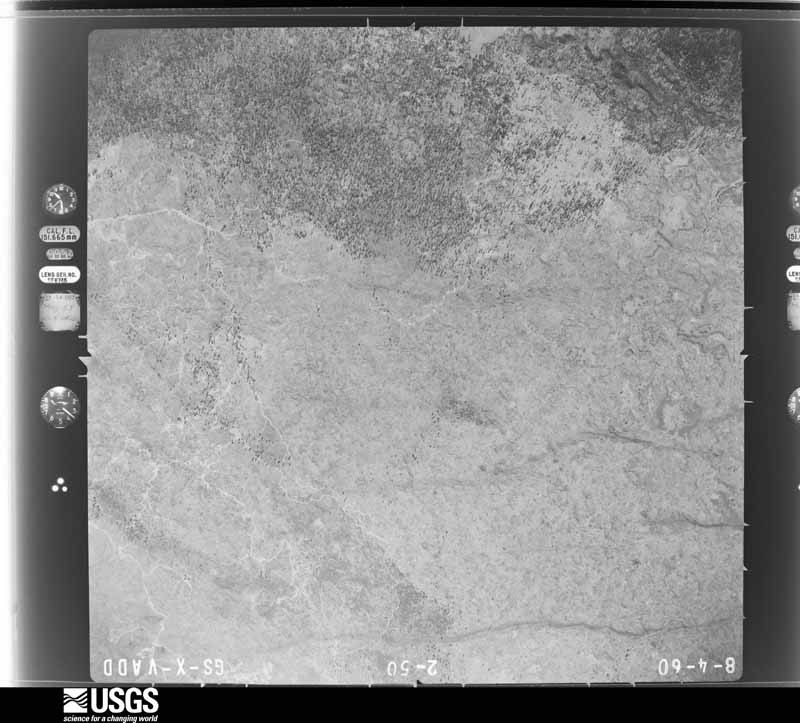 U.S. Geological Survey aerial photograph, 1960-08-04, scale 1:30000