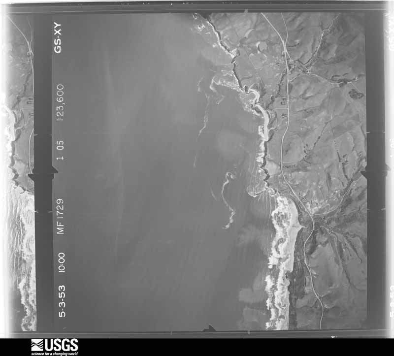U.S. Geological Survey aerial photograph, 1953-07-01, scale 1:23600