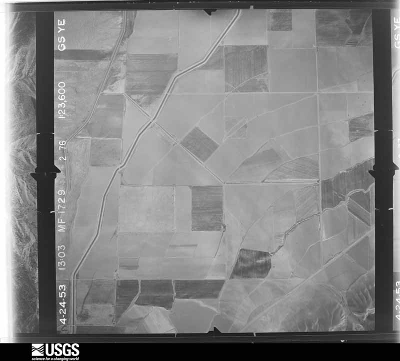 U.S. Geological Survey aerial photograph, 1953-04-01, scale 1:23600