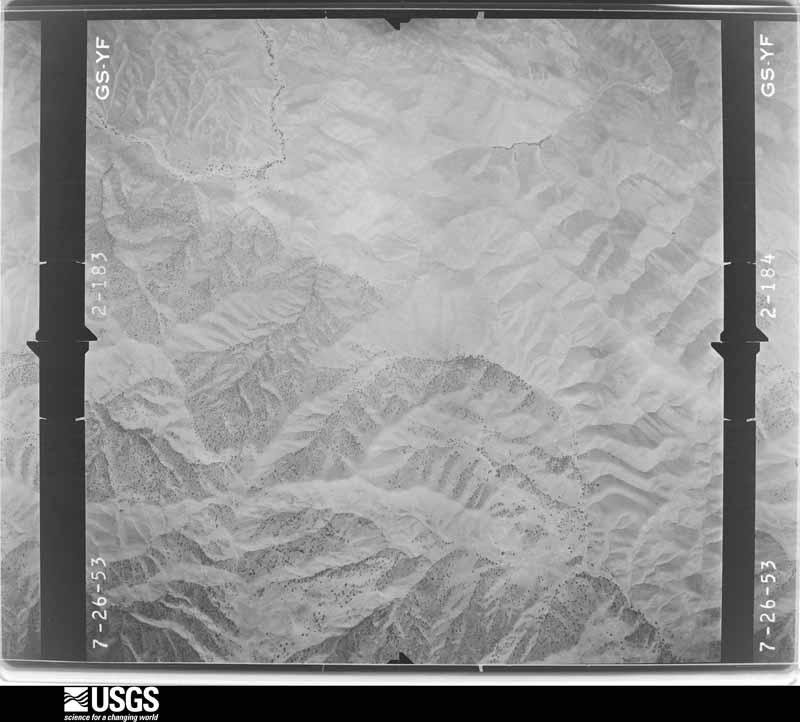 U.S. Geological Survey aerial photograph, 1953-07-15, scale 1:23600