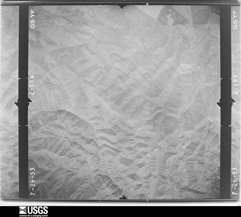 U.S. Geological Survey aerial photograph, 1953-07-15, scale 1:23600